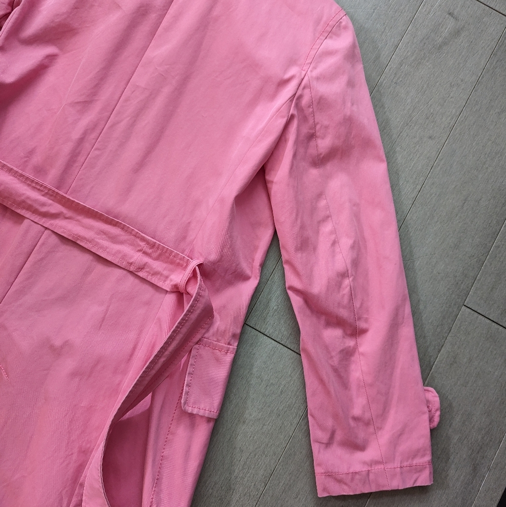 Weekend Max Mara pink trench coat jacket size 6 - Picture 12 of 14